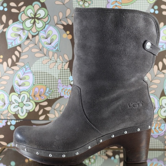 UGG Suede Sheepskin Booties - Picture 6 of 16